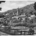 Blick über die Bode zur Kirche in Altenbrak - 1966