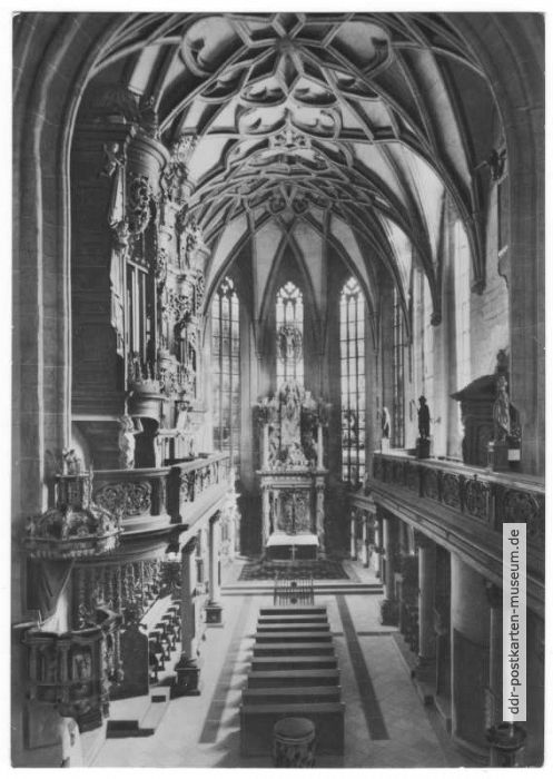 Chor der Altenburger Schloßkirche - 1970