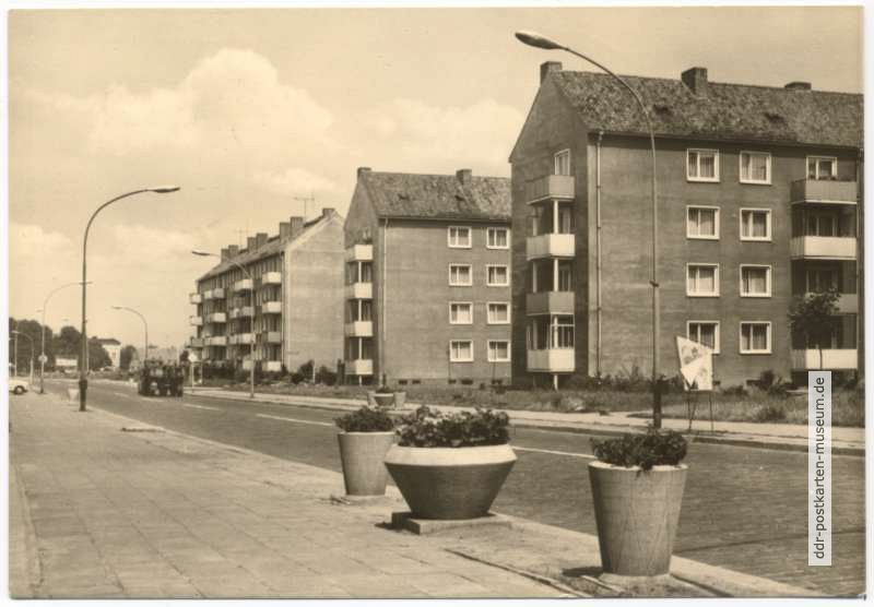 Neubauten an der Peenestraße - 1968