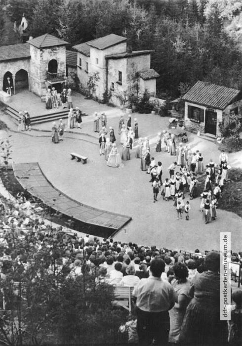 Schauspieler im Meininger Naturtheater von Steinbach-Langenbach - 1967
