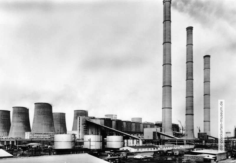 Wärmekraftwerk Boxberg - 1975