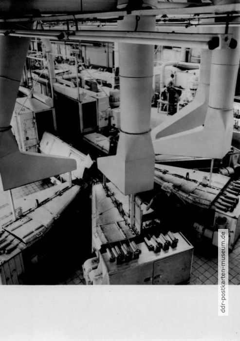 Wolpryla-Produktionsanlage im VEB Chemiefaserwerk "Friedrich Engels" in Premnitz - 1970