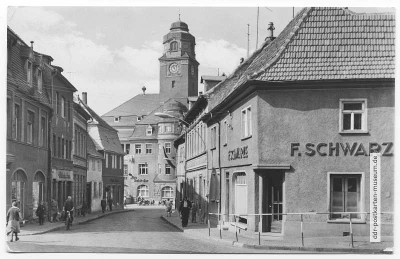 Johannisstraße mit Rathaus - 1964