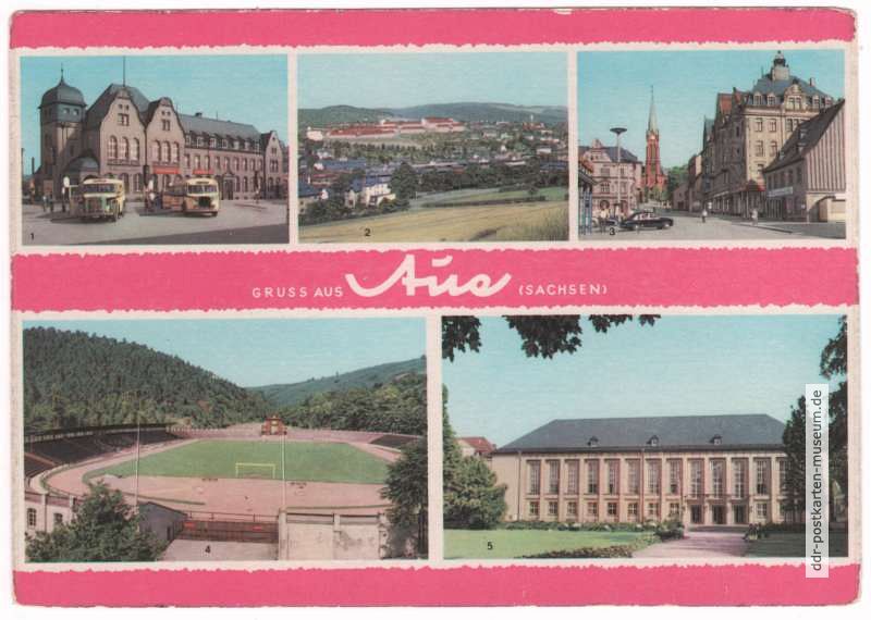 Post, Gesamtansicht, Altmarkt, Stadion, Kulturhaus - 1962