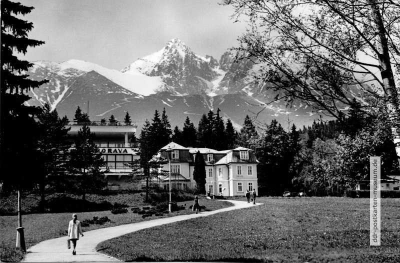 Tatranska Lomnica in der Hohen Tatra - 1974