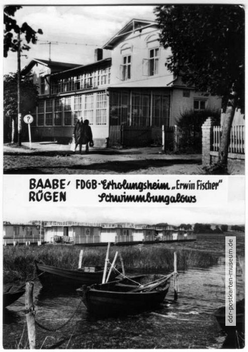 FDGB-Erholungsheim "Erwin Fischer", Schwimmbungalows - 1970