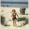 Mädchen im Strandanzug - 1956
