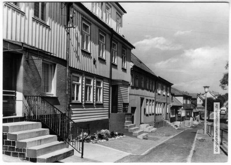 Bergstraße, Blick zur Unterstadt - 1976