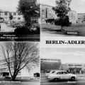 Berlin-Adlershof mit Kindergarten, Neubauten Noltestraße, Dimitroff-Oberschule und S-Bahnhof - 1972 / 1977