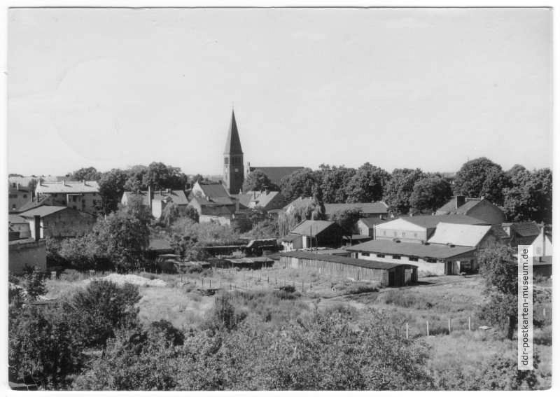 Blick zur Dorfkirche - 1964