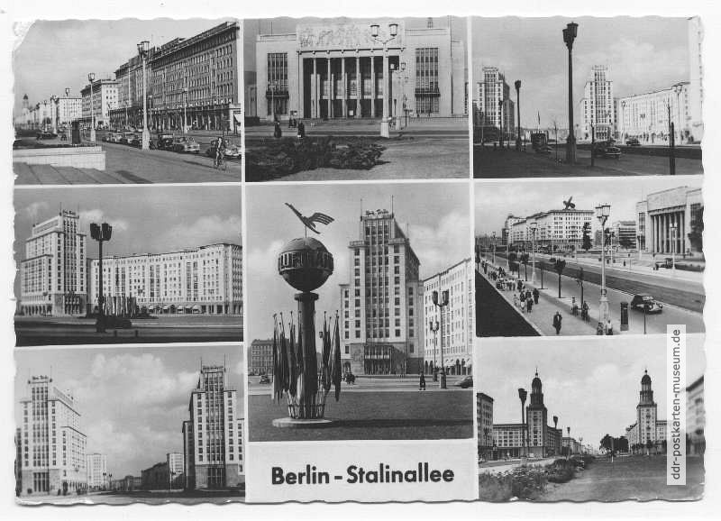 Berlin-Stalinallee - 1958