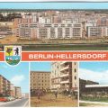 Neubaugebiet Hellersdorf, Spremberger Straße, Rosencafe - 1988