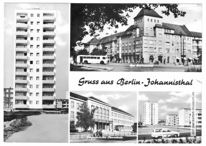 Hochhaus Springbornstraße, Sterndamm, Oberschule - 1968