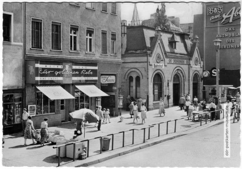 Schönhauser Allee, alter S-Bahnhof - 1961
