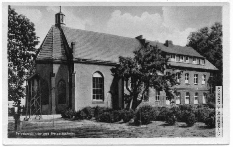 Friedenskirche und Freizeitheim - 1951