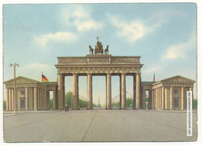 Brandenburger Tor (mit Siegessäule) - 1959