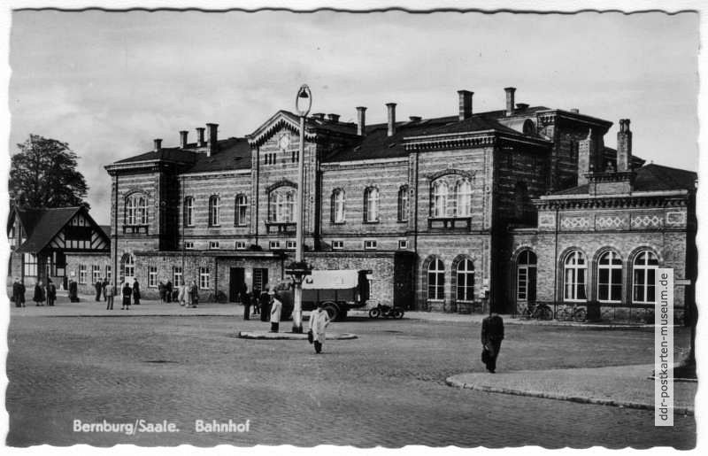 Bahnhof Bernburg - 1962