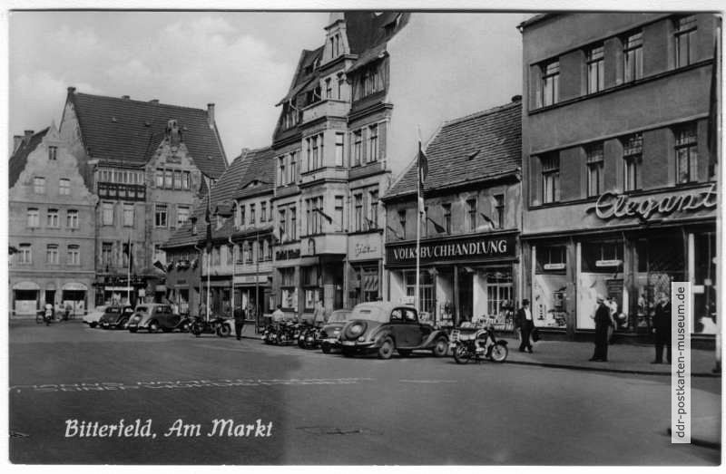 Geschäfte am Markt - 1960