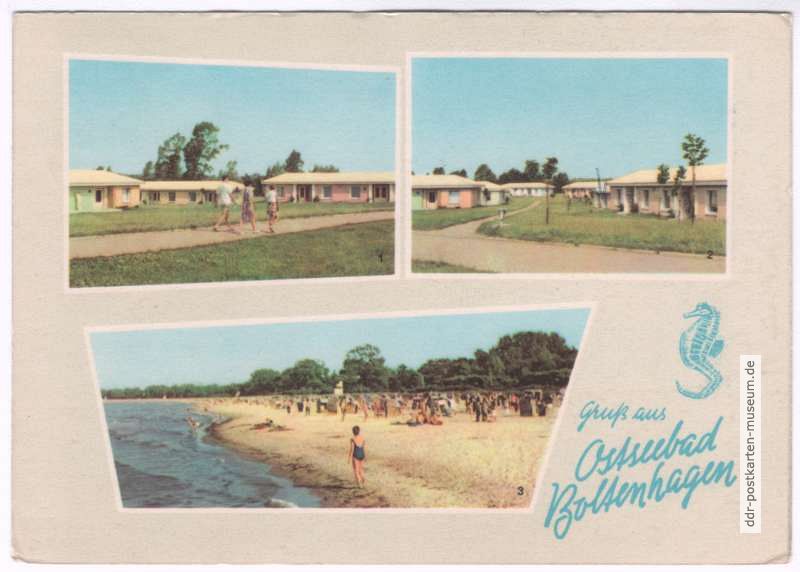 Gruß aus Ostseebad Boltenhagen - Urlauberdorf, Strand - 1966