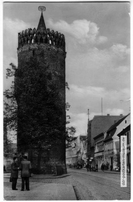 Plauer Straße mit Plauer Torturm - 1961