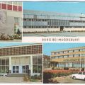 Hermann-Matern-Monument, Sporthalle, Hermann-Matern-Haus, Hotel "Stadt Burg" - 1976
