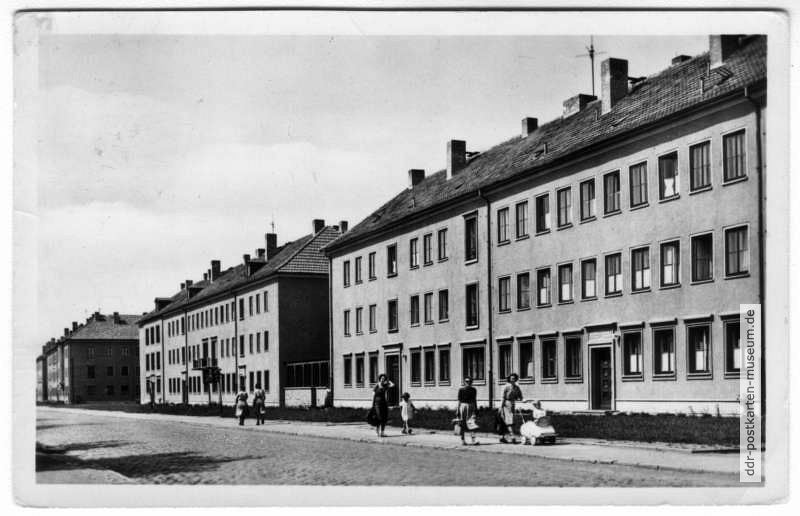 Neubauten an der Barbyer Straße - 1956