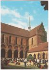 Kloster Chorin, Innenhof mit Katholikentreffen - 1989