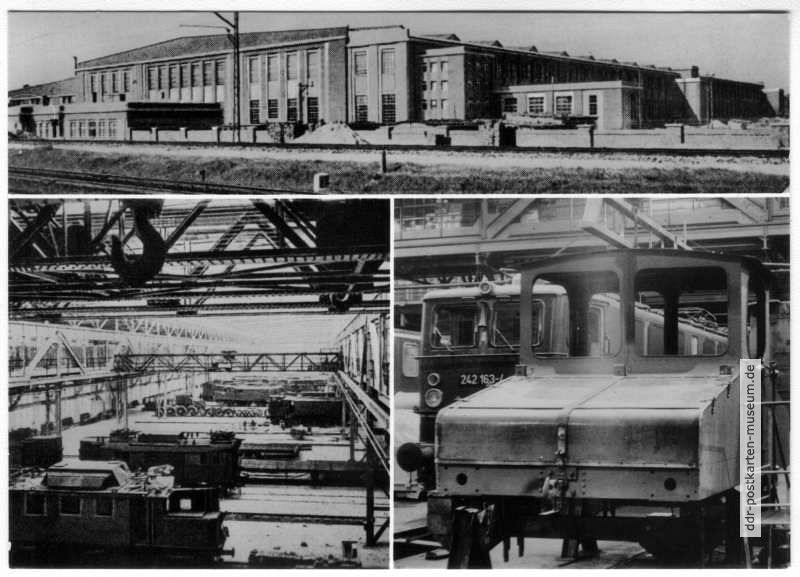 50 Jahre Reichsbahn-Ausbesserungswerk RAW Dessau - 1979