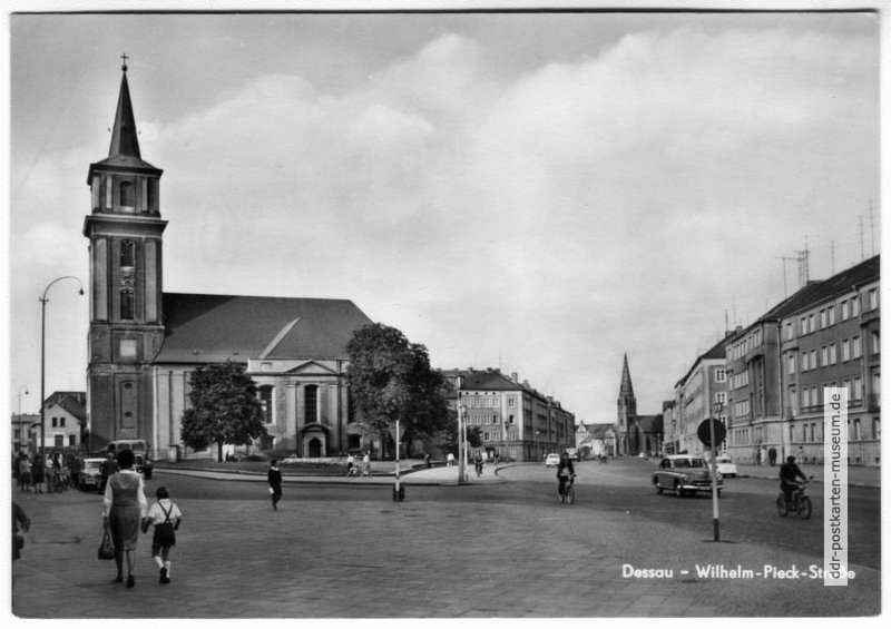 Wilhelm-Pieck-Straße, Johanniskirche - 1965