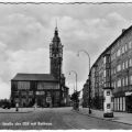 Straße der DSF mit Rathaus - 1960