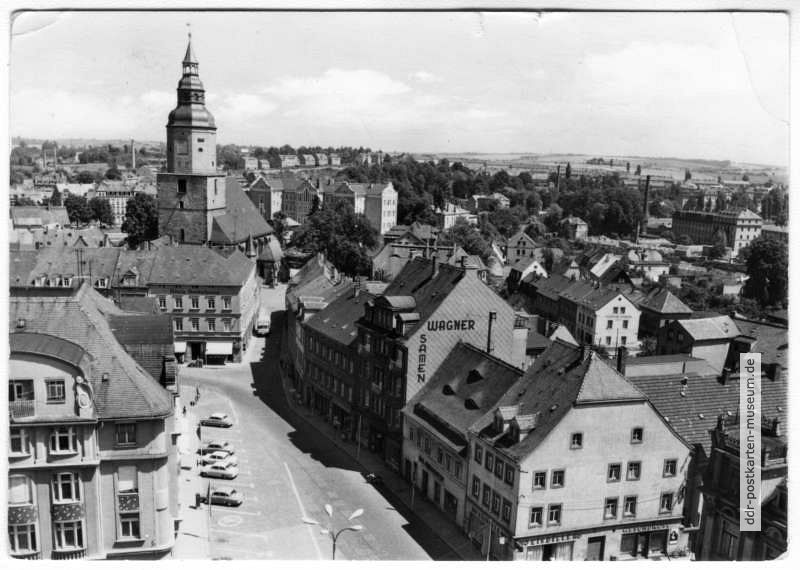 Blick über den Roten Platz zur Nikolaikirche - 1971