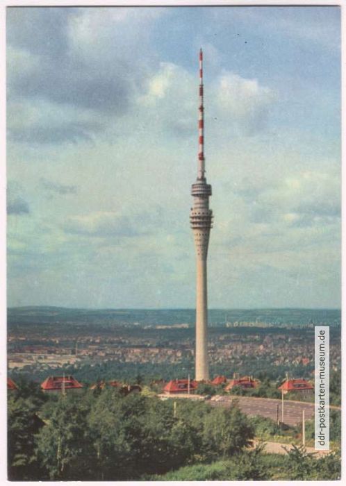 Fernsehturm in Dresden-Wachwitz - 1972