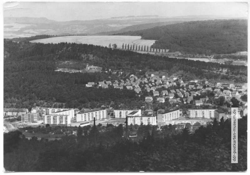 Blick von der Wartburg zum Neubauviertel - 1979