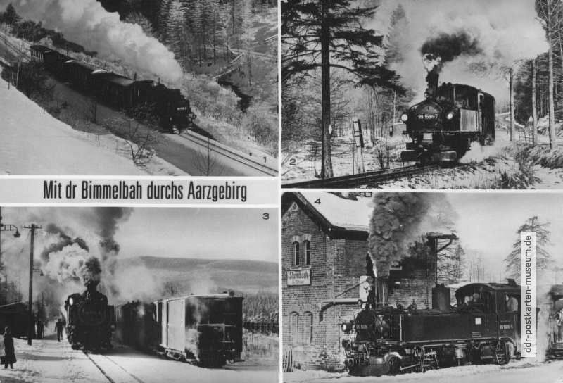 "Mit der Bimmelbahn durchs Erzgebirge", Cranzahl-Oberwiesenthal - 1983