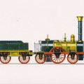 Lokomotive "Adler" von 1835 - erste Eisenbahn in Deutschland von Nürnberg nach Fürth
