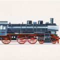 Personenzug-Lokomotive "P 8" der Baureihe 38 von 1906