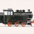 Güterzug-Tenderlokomotive der Baureihe 80 von 1828, bis 1989 Rangierlok !