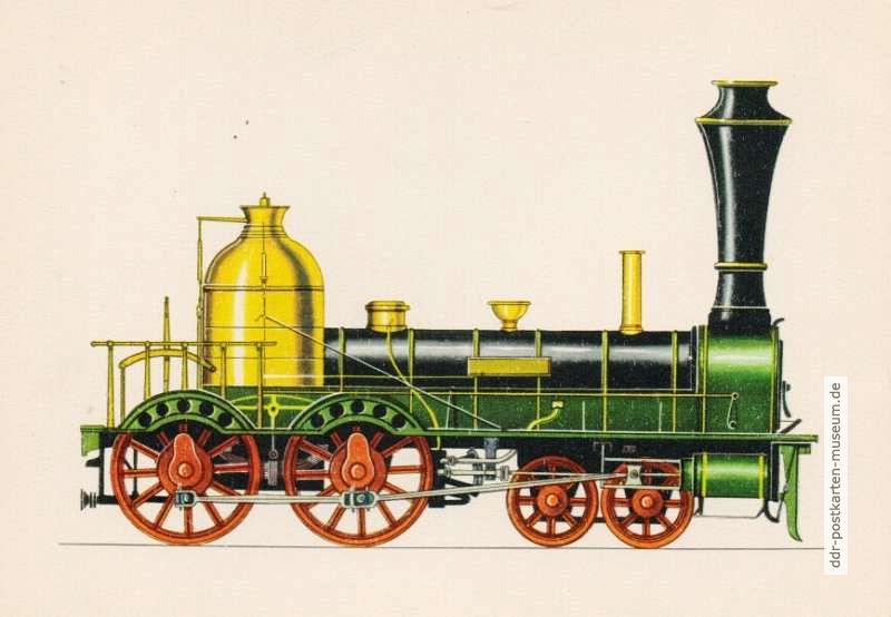Norris-2 B-Lokomotive der Württembergischen Staatsbahn von 1845