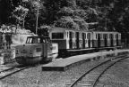 Pioniereisenbahn Gera, Eröffnungszug im Bahnhof "Martinsgrund" - 1976