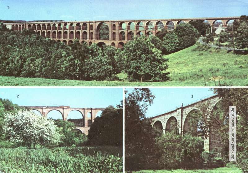 Viadukte im Göltzschtal, Elstertal und Syratal - 1977