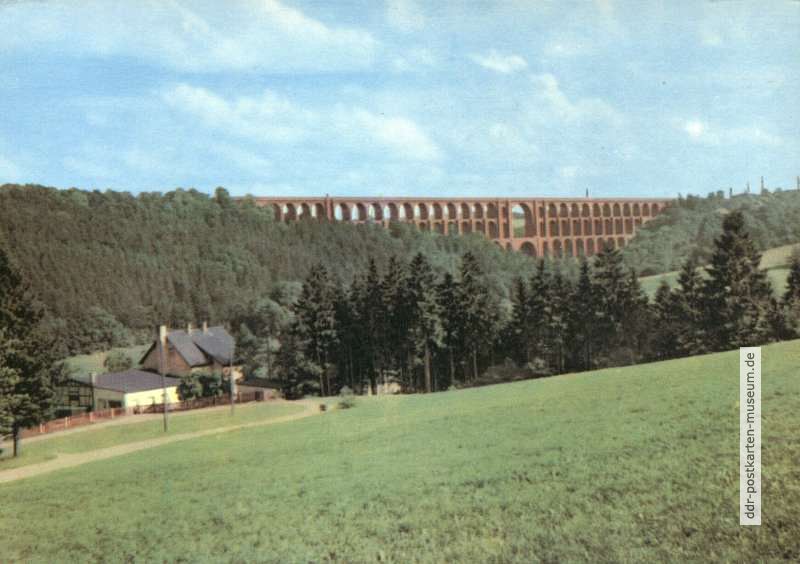 Göltzschtalbrücke, 1846-1851 erbaut - 1965