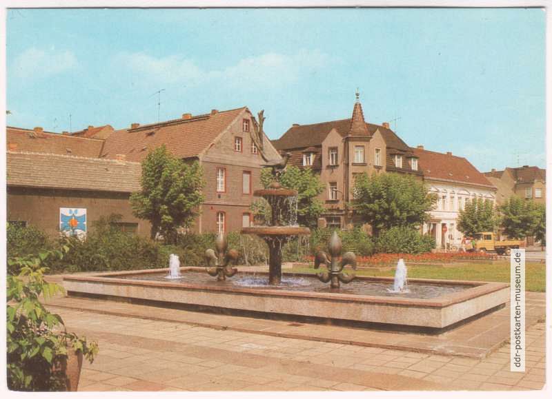 Wappenbrunnen am Markt - 1981