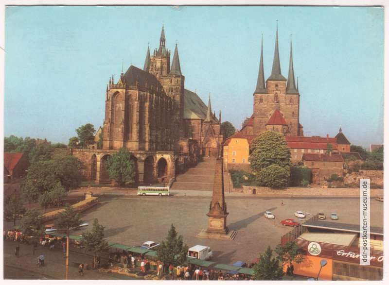 Dom und Severikirche, Obelisk - 1981