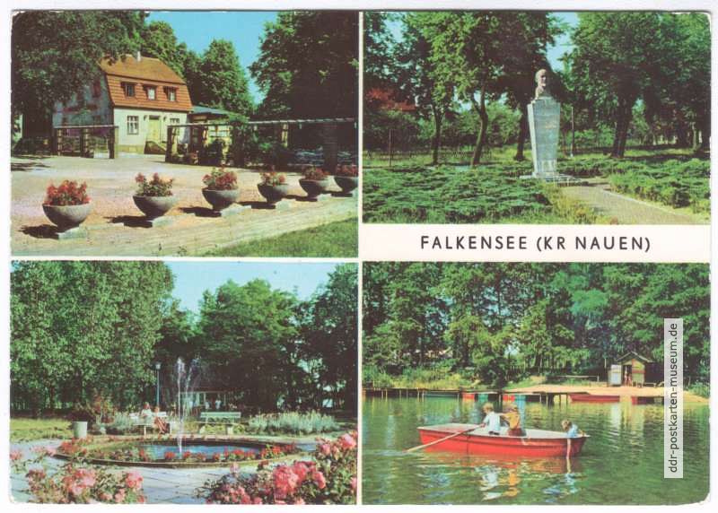Gaststätte "Seeblick", Lenin-Denkmal, Seepromenade, Neuer Falkenhagener See - 1976 - 19