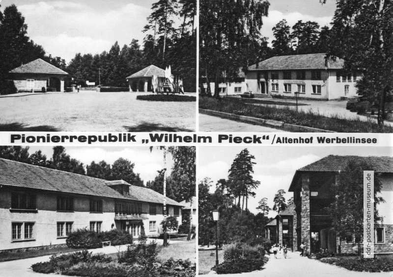 Pionierrepublik "Wilhelm Pieck" bei Altenhof am Werbellinsee - 1968