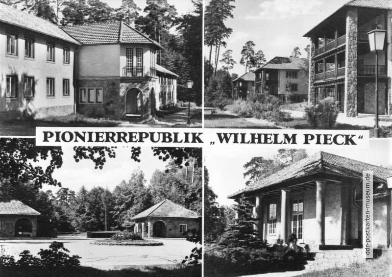 Pionierrepublik "Wilhelm Pieck", Wohngebäude, Eingang - 1969 / 1980