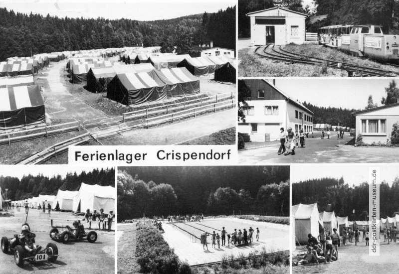 Ferienlager "Karl Marx" der IG Wismut in Crispendorf - 1986