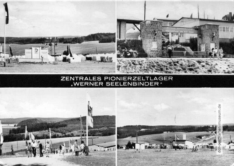 Zentrales Pionierzeltlager "Werner Seelenbinder" in Güntersberge - 1969