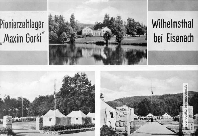Pionierzeltlager "Maxim Gorki" in Wilhelmsthal bei Eisenach - 1961