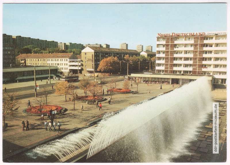 Wasserspiele auf dem Zentralen Platz - 1989